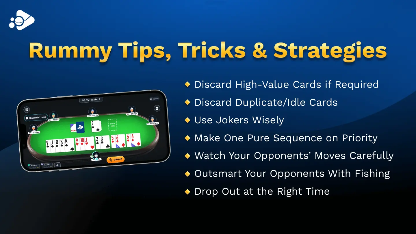 Rummy Tips and Tricks